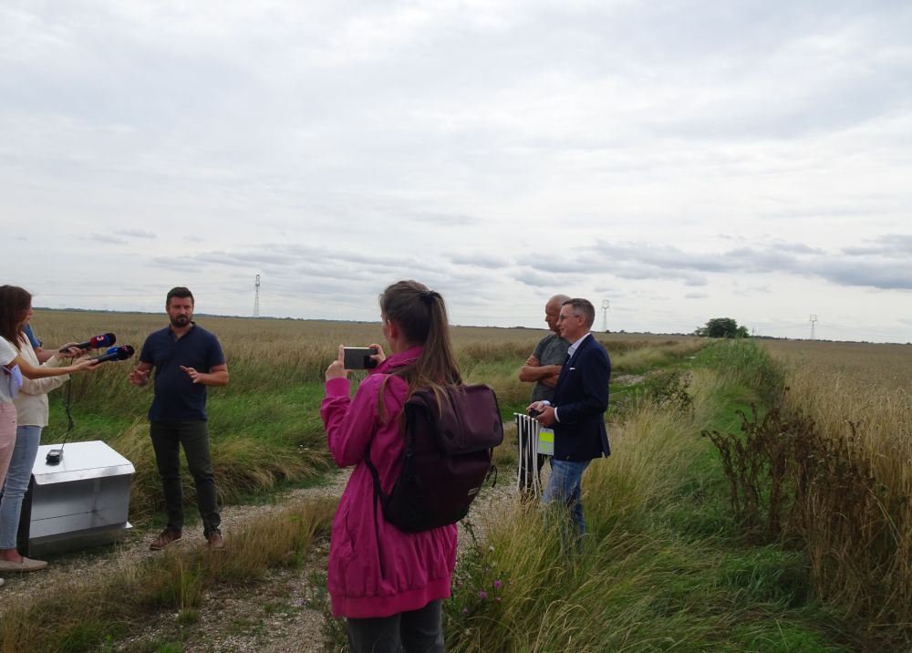SUCCESSFUL BREEDING SEASON FOR THE SAKER FALCON IN SLOVAKIA - PRESS CONFERENCE